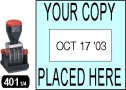 DD-401.1/4 - 2000 Plus Model 401 1/4 Die Plate Dater