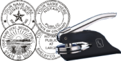 Fred Lake is your source for embossers, stamps, and other office supplies. Purchase your Deluxe Hand Held Pocket Embosser Notary Seal here.