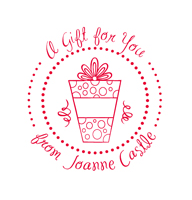 Designer Gift From Stamp with Wrapped Gift