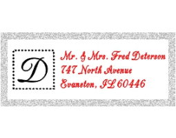 At Fred Lake, you can customize your address stamp in any color you want. Pick colors for your address stamp and place your order today!