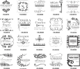 Address Stamps - Square