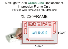 XL-Z20FRAME - MaxLight Z20 Preink Dater Frame