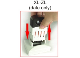 XL-ZL - MaxLight ZL Preinked Date Only Unit