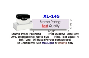 XL-145 - MaxLight XL2-145 Preink