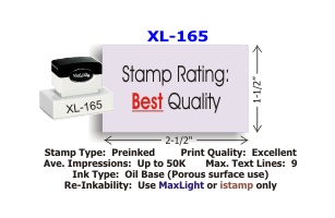 XL-165 - MaxLight XL2-165 Preink