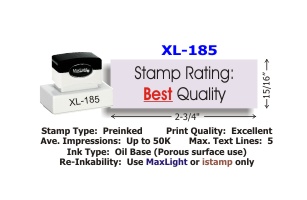 XL-185 - MaxLight XL2-185 Preink
