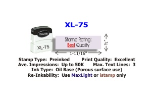 XL-75 - MaxLight XL2-75 Preink