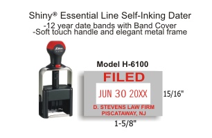 DS-SH6100 - Shiny H-6100 Heavy Duty Self-Inking Dater 