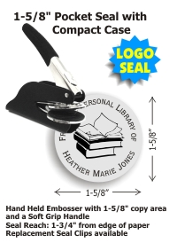 Looking for embossers, stamps, seals, and more? Browse the Fred Lake catalog, and purchase a 1-5/8in. Pocket Seal in Stock or Custom here.