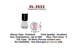 istamp IS-32 preinked stamp
