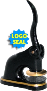 Introducing the all NEW cast iron desk style embossing seal by Trodat USA. Order yours today!