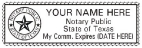 PSI 1854 Notary Stamp