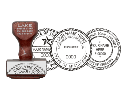 Architect & Engineer Seal Traditional Rubber Stamps