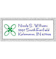 At Fred Lake, our four blade address stamp can be customized with various color combinations. Browse our color options and order today!