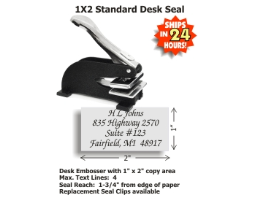 Fred Lake is your source for embossers, stamps, and other office supplies. Purchase your Standard Stationery-Type Desk Embosser here.