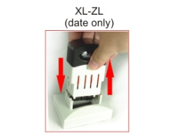 XL-ZL - MaxLight ZL Preinked Date Only Unit