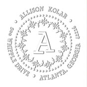 Fred Lake is your source for embossers, stamps, and other office supplies. Purchase your Custom Monogram Address Embosser right here.