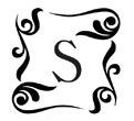 CS-70002 - Custom Square Monogram Stamp - CS-70002