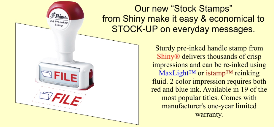 9/16 x 1-1/2 Impression Size Precise Imprints Heavy Duty Commerical Quality Self-Inking Rubber Stamp Supply360 AS-IMP1094 Laser Engraved for Clean Red Ink NO Insurance 