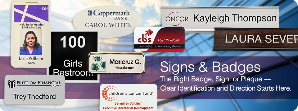 Signs & Badges