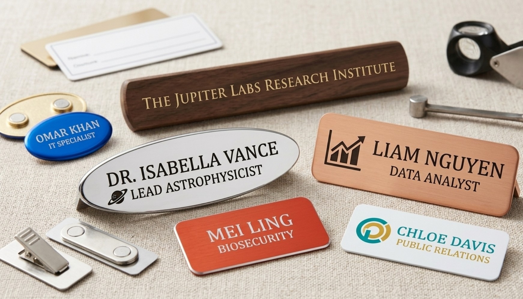 Name badges