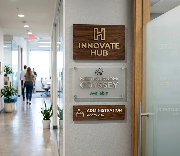 Custom office signs
