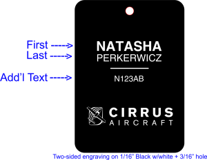 Cirrus Aircraft Logo Badges