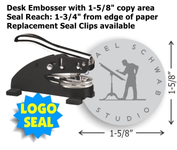 Add a distinctive touch to your stationery and important documents with the Shiny Model ED Desk Style Embosser Seal. Order now!