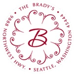 CS-50058-SI - Custom Monogram Address Stamp CS-50058