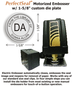 View our PerfectSeal Motorized Embosser With 1 5/8 in. Die Clip here, and discover our embossers, stamps, and other products that will leave a lasting impression.