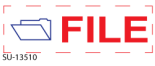 FILE+2+Color%3cBR%3ePre-inked+Stamp