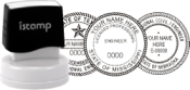 istamp® Pre-Inked Architect/Engineer Seal (1-3/4in. diameter)