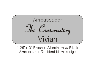 Conservatory Ambassador Resident