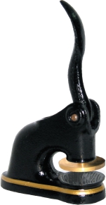 Customize your embossing seal with our Trodat USA Heavy-Duty Cast Iron Desk Style Embossing Seal. Built to withstand any job. Order now!