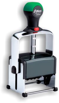 Shiny HM-6101 Heavy Metal Self-Inking Dater with a 1-1/4in. X 1-1/2in. Impression Area.