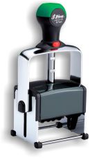 Shiny HM-6103 Heavy Metal Self-Inking Dater with a 1-3/16in. X 2in. Impression Area.