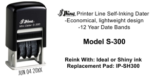Shiny+S-300+Self-Inking+Dater