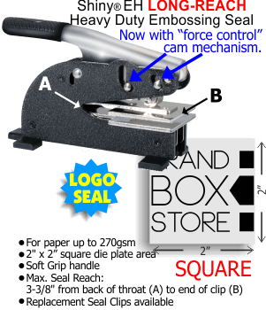 For products that leave a lasting impression, count on Fred Lake. Browse our catalog and buy a EH Heavy-Duty Desk Seal Square Long-Reach Die Plate here.