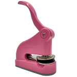 Create custom embossing seals with our THINK PINK Shiny EG Deluxe Embossing Seal. Easy customization and fast production time. Optional items available. Order your personalized embosser now.