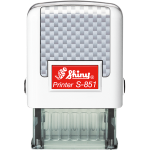 S-851 Self-Inking stamp from Shiny USA. Small enough to take with you anywhere.