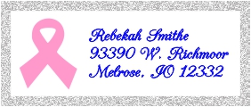 At Fred Lake, we have Breast Cancer Awareness address stamps to show your support and make a meaningful message. Order today!