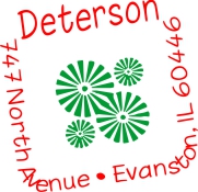 Add a touch of whimsy and personalized charm to your mailings with our Two-Color Pinwheels Address Stamp (Q14). Shop now!