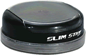 PSI Model 50R Slim Stamp, 2" diameter impression area, perfect for portable stamping of notary and professional seals.