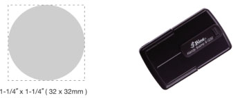 S-Q32 Self-Inking Round Handy Stamp